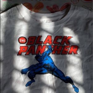 Black Panther Long Sleeve Crop Top